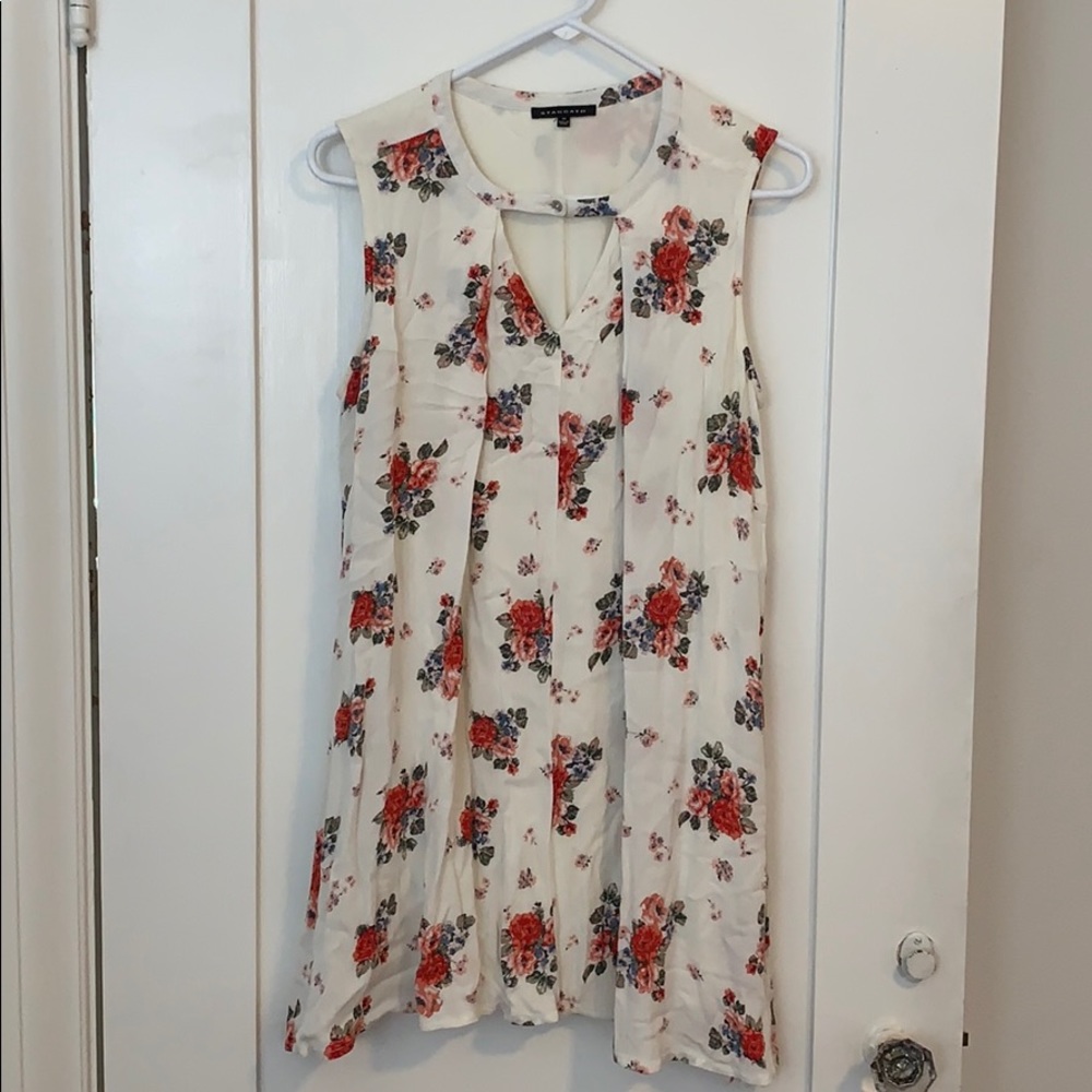 Cute White Floral Dress